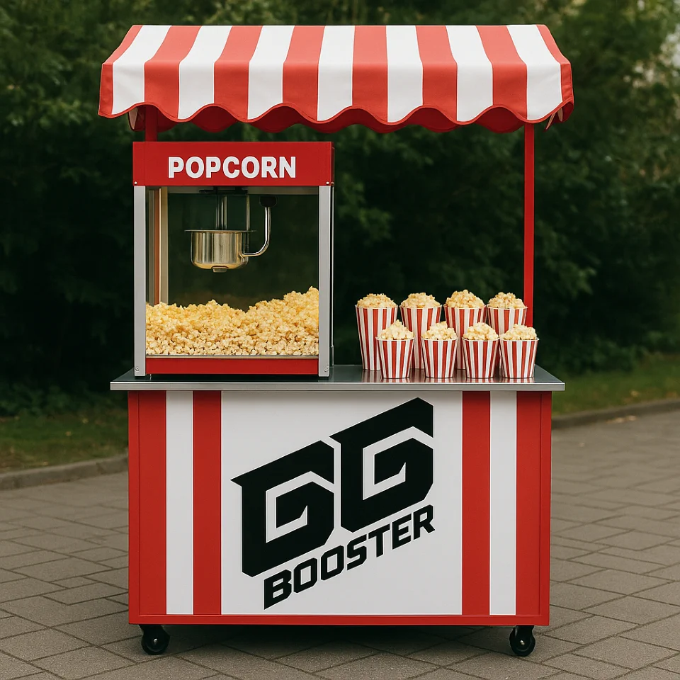 GG POPCORN booth